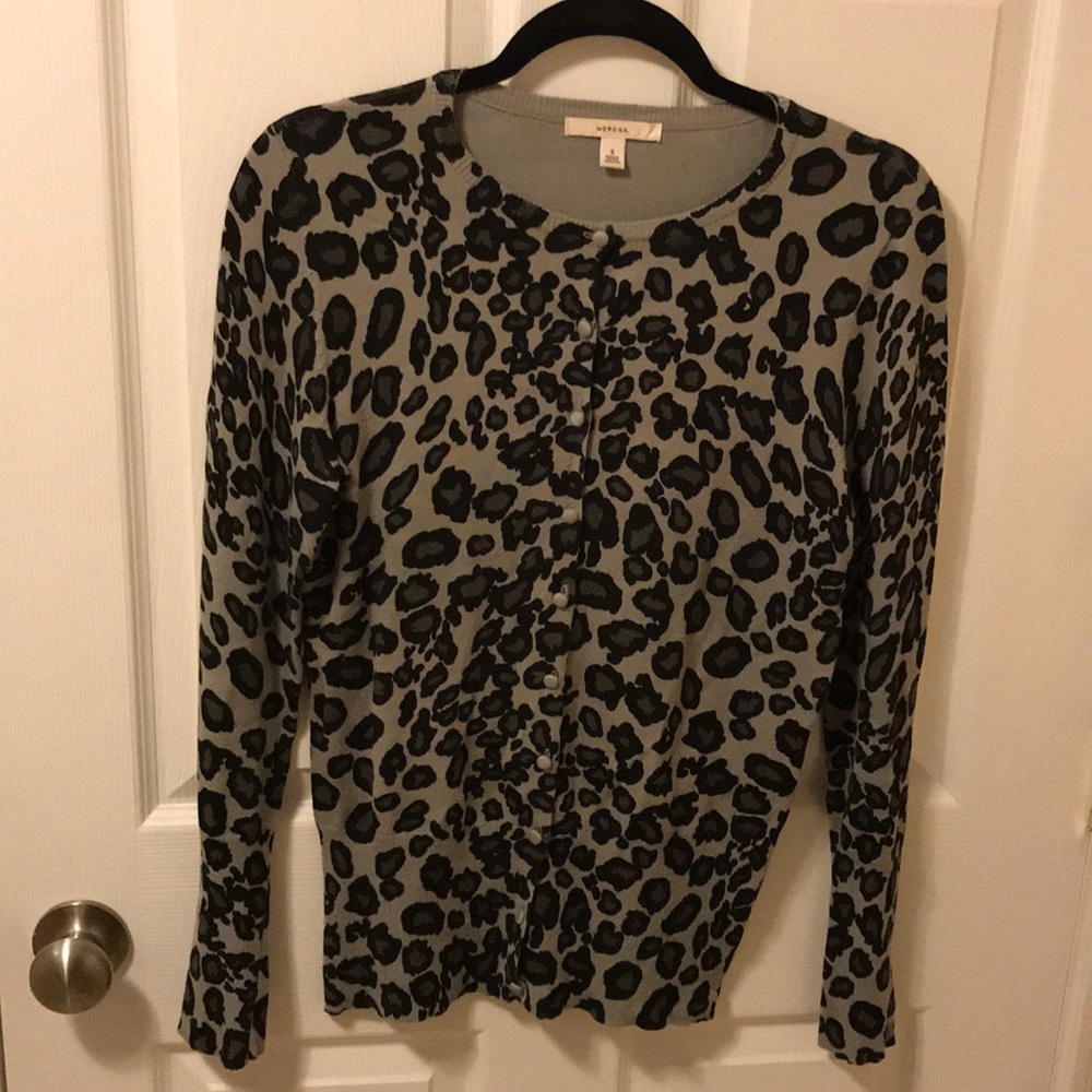 Leopard cardigan